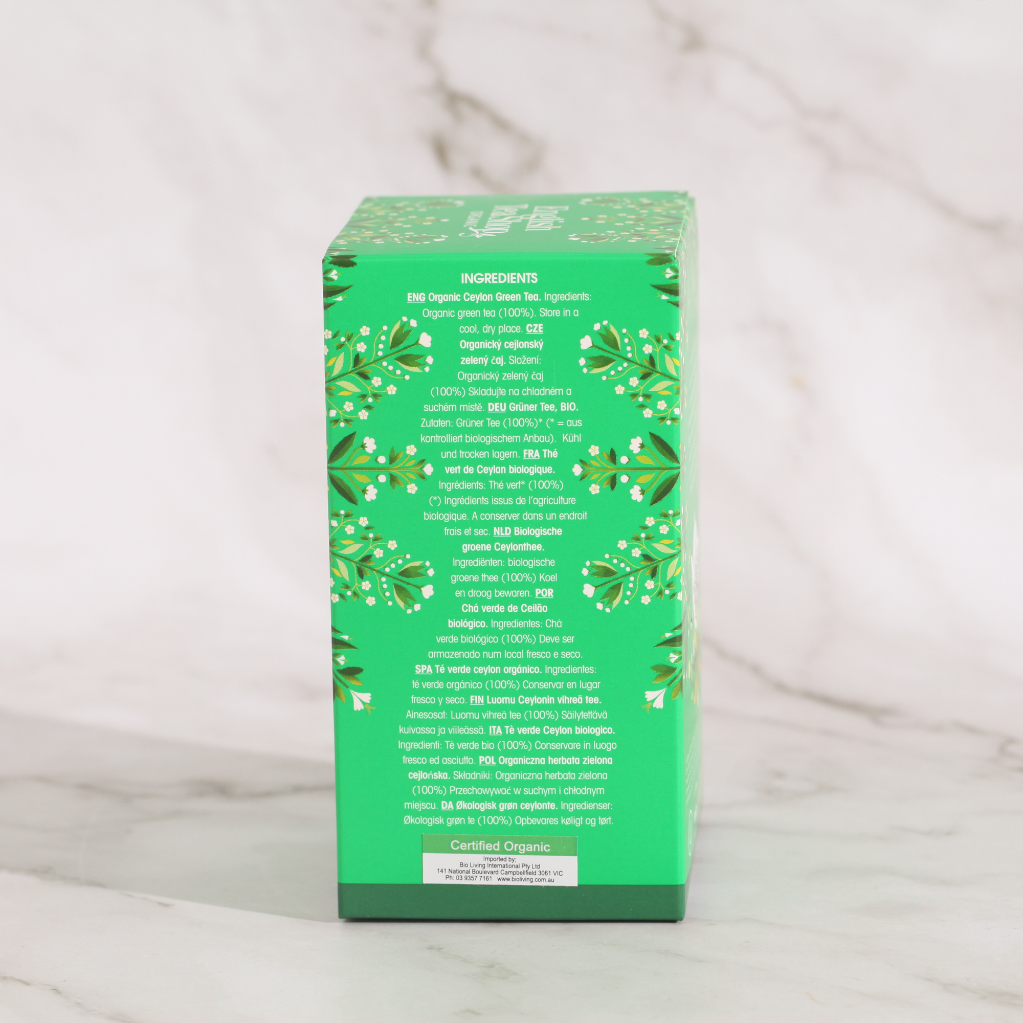 Organic Green Tea - English Tea Shop